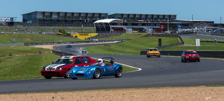 Classic car racing at Hampton Downs — motorsport photography by Ryan Watkinson