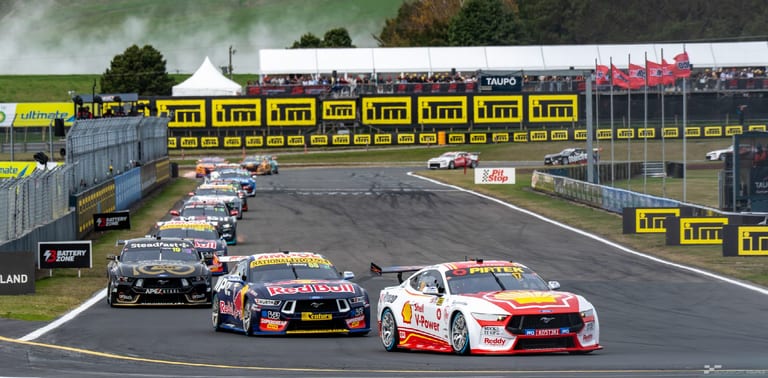 Modern circuit racing at Taupō Motorsport Park — motorsport photography by Ryan Watkinson