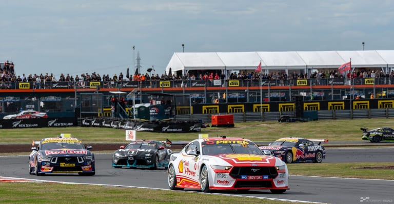 Modern circuit racing at Taupō Motorsport Park — motorsport photography by Ryan Watkinson