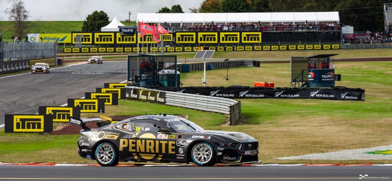 Modern circuit racing at Taupō Motorsport Park — motorsport photography by Ryan Watkinson