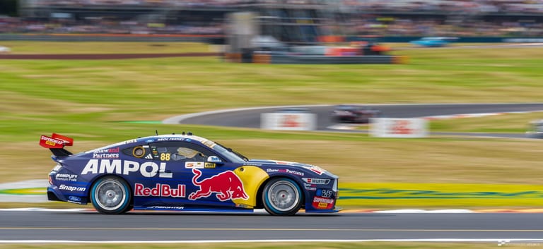 Modern circuit racing at Taupō Motorsport Park — motorsport photography by Ryan Watkinson