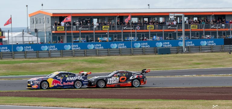 Modern circuit racing at Taupō Motorsport Park — motorsport photography by Ryan Watkinson