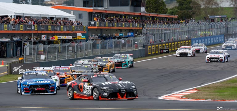 Modern circuit racing at Taupō Motorsport Park — motorsport photography by Ryan Watkinson