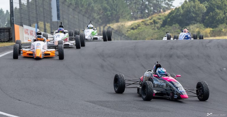 Open wheel racing at Hampton Downs — motorsport photography by Ryan Watkinson